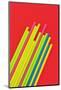 Pop Straws Collection - Red & Colourful-Philippe Hugonnard-Mounted Photographic Print