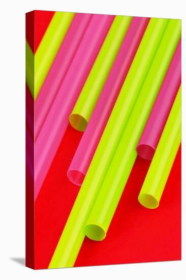 Pop Straws Collection - Red & Green-Philippe Hugonnard-Stretched Canvas