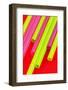 Pop Straws Collection - Red & Green-Philippe Hugonnard-Framed Photographic Print