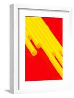 Pop Straws Collection - Red & Yellow-Philippe Hugonnard-Framed Photographic Print