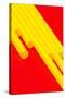 Pop Straws Collection - Red & Yellow-Philippe Hugonnard-Stretched Canvas