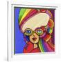 Pop Sunglasses Lady-Howie Green-Framed Giclee Print