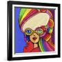 Pop Sunglasses Lady-Howie Green-Framed Giclee Print