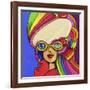 Pop Sunglasses Lady-Howie Green-Framed Giclee Print