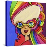 Pop Sunglasses Lady-Howie Green-Stretched Canvas
