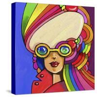 Pop Sunglasses Lady-Howie Green-Stretched Canvas