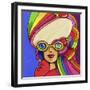 Pop Sunglasses Lady-Howie Green-Framed Giclee Print