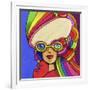 Pop Sunglasses Lady-Howie Green-Framed Giclee Print