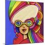 Pop Sunglasses Lady-Howie Green-Mounted Giclee Print
