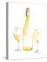 Pop the Cork II White Wine-Mercedes Lopez Charro-Stretched Canvas