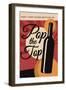 Pop the Top - Wine Sentiment-Lantern Press-Framed Art Print