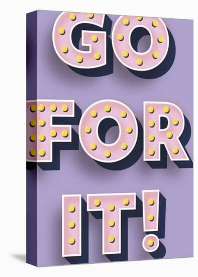 Pop Type - Go-Otto Gibb-Stretched Canvas