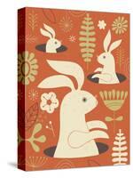 Pop up Bunny-Tracy Walker-Stretched Canvas