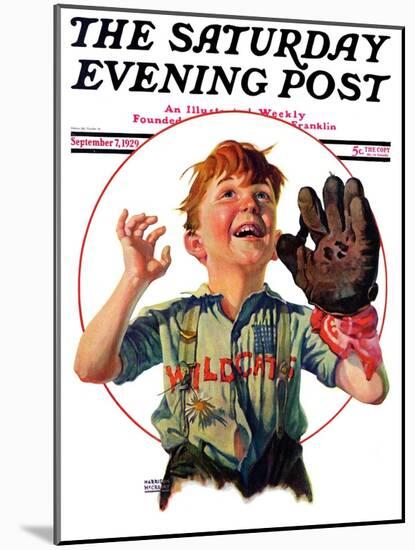 "Pop-Up Fly," Saturday Evening Post Cover, September 7, 1929-Harrison Mccreary-Mounted Premium Giclee Print