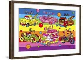 Pop Vehicles-Howie Green-Framed Giclee Print