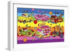 Pop Vehicles-Howie Green-Framed Giclee Print