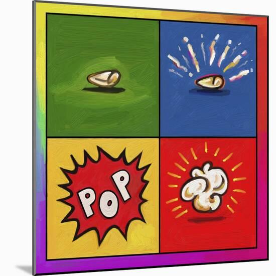 Popcorn Pop-Howie Green-Mounted Giclee Print