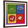 Popcorn Pop-Howie Green-Framed Giclee Print