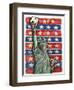 Popcorn Statue Of Liberty-Howie Green-Framed Giclee Print