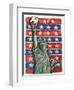 Popcorn Statue Of Liberty-Howie Green-Framed Giclee Print