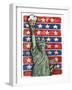 Popcorn Statue Of Liberty-Howie Green-Framed Giclee Print