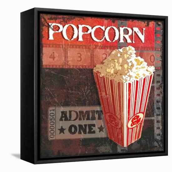 Popcorn Time-Sandra Smith-Framed Stretched Canvas