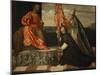 Pope Alexander Vi Presents Bishop Jacopo Pesaro to Saint Peter-Titian (Tiziano Vecelli)-Mounted Giclee Print