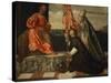 Pope Alexander Vi Presents Bishop Jacopo Pesaro to Saint Peter-Titian (Tiziano Vecelli)-Stretched Canvas