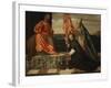 Pope Alexander Vi Presents Bishop Jacopo Pesaro to Saint Peter-Titian (Tiziano Vecelli)-Framed Giclee Print