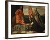 Pope Alexander Vi Presents Bishop Jacopo Pesaro to Saint Peter-Titian (Tiziano Vecelli)-Framed Giclee Print