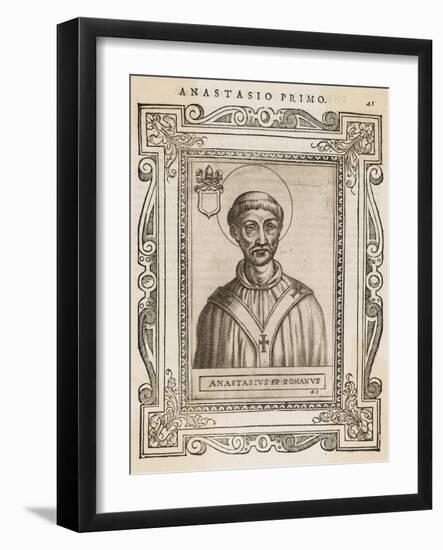 Pope Anastasius I-null-Framed Art Print