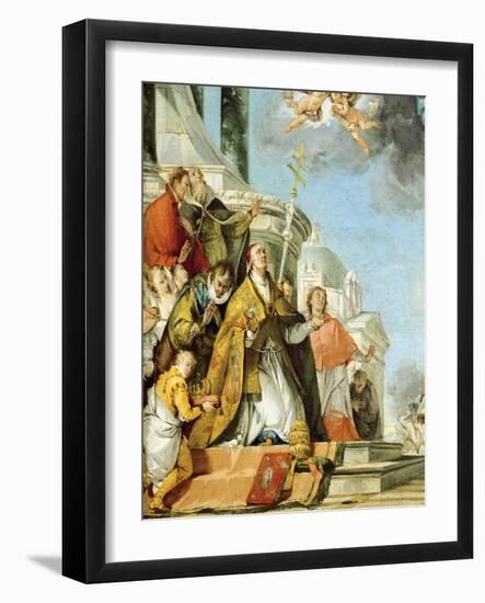 Pope Benedict and Saint Louis XI of France-Francesco Zugno-Framed Giclee Print