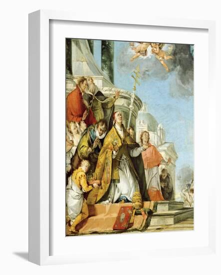 Pope Benedict and Saint Louis XI of France-Francesco Zugno-Framed Giclee Print