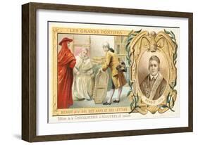 Pope Benedict XIV, Patron of the Arts, 18th Century-null-Framed Giclee Print