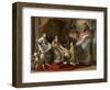 Pope Benedict XIV Presenting the Encyclical 'Ex Omnibus' to the Comte De Stainville-Pompeo Girolamo Batoni-Framed Giclee Print