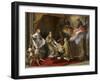 Pope Benedict XIV Presenting the Encyclical 'Ex Omnibus' to the Comte De Stainville-Pompeo Girolamo Batoni-Framed Giclee Print