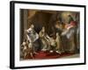 Pope Benedict XIV Presenting the Encyclical 'Ex Omnibus' to the Comte De Stainville-Pompeo Girolamo Batoni-Framed Giclee Print