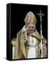 Pope Benedict Xvi Delivers His ''Urbi Et Orbi'' Message-null-Framed Stretched Canvas