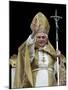 Pope Benedict Xvi Delivers His ''Urbi Et Orbi'' Message-null-Mounted Premium Photographic Print