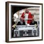 Pope Benedict XVI on His Popemobile, Arriving for the Weekly Audience in St. Peter's Square at the -null-Framed Photographic Print