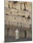 Pope Benedict XVI Stands Next to the Western Wall, Judaism's Holiest Site in Jerusalem's Old City-null-Mounted Photographic Print