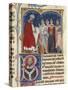 Pope Boniface Viii Receives a Manuscript Containing His Laws-null-Stretched Canvas