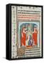 Pope Clement Iv Crowning Charles I of Anjou-null-Framed Stretched Canvas