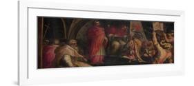 Pope Clement IV Hands His Insigna to the Captains of the Guelph Party, 1563-1565-Giorgio Vasari-Framed Giclee Print