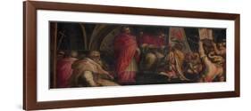 Pope Clement IV Hands His Insigna to the Captains of the Guelph Party, 1563-1565-Giorgio Vasari-Framed Giclee Print