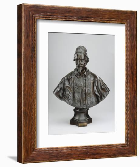 Pope Clement Ix, C.1669/78 (Bronze)-Giovanni Lorenzo Bernini-Framed Giclee Print