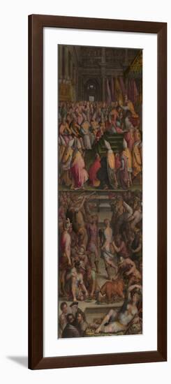 Pope Clement VII Crowned Charles V in Bologna, 1556-1562-Giorgio Vasari-Framed Giclee Print