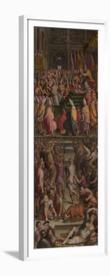 Pope Clement VII Crowned Charles V in Bologna, 1556-1562-Giorgio Vasari-Framed Giclee Print