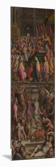 Pope Clement VII Crowned Charles V in Bologna, 1556-1562-Giorgio Vasari-Mounted Giclee Print