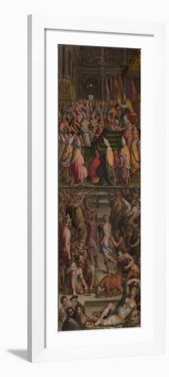 Pope Clement VII Crowned Charles V in Bologna, 1556-1562-Giorgio Vasari-Framed Giclee Print